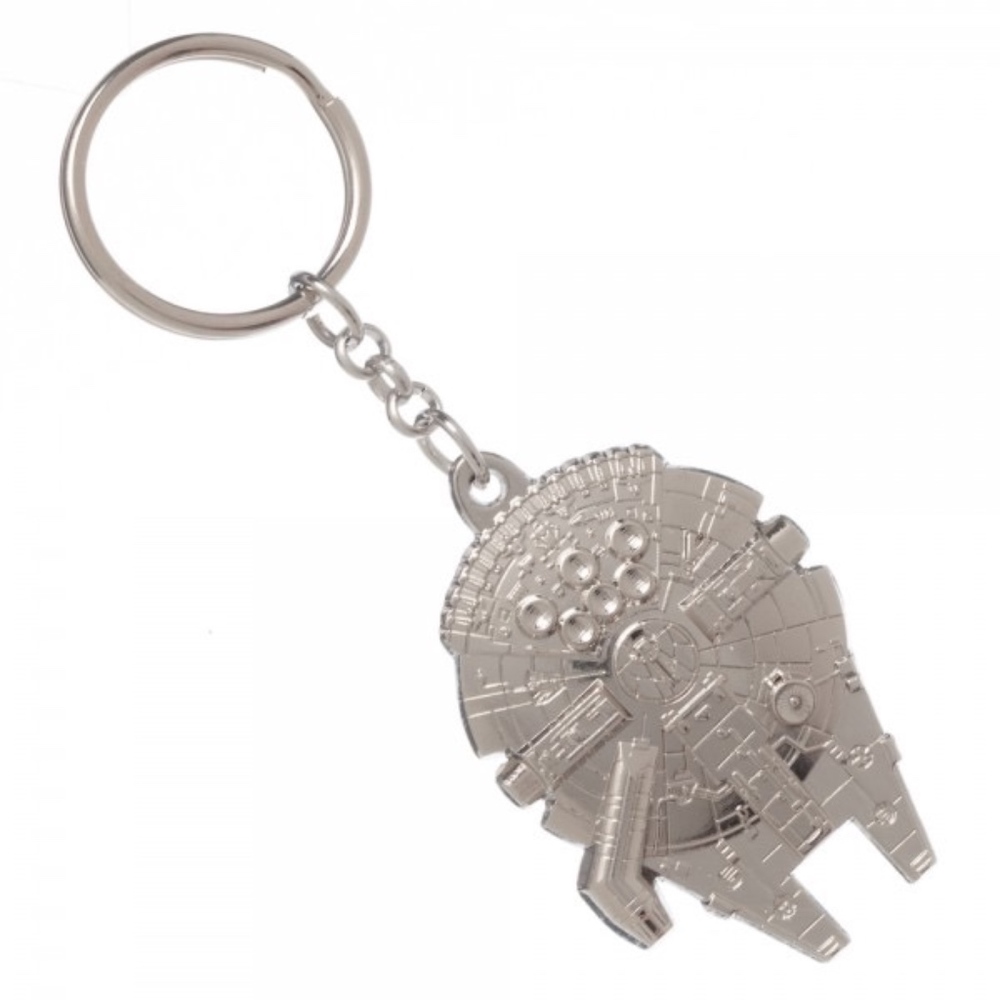 Star Wars Silver Millennium Falcon Keychain